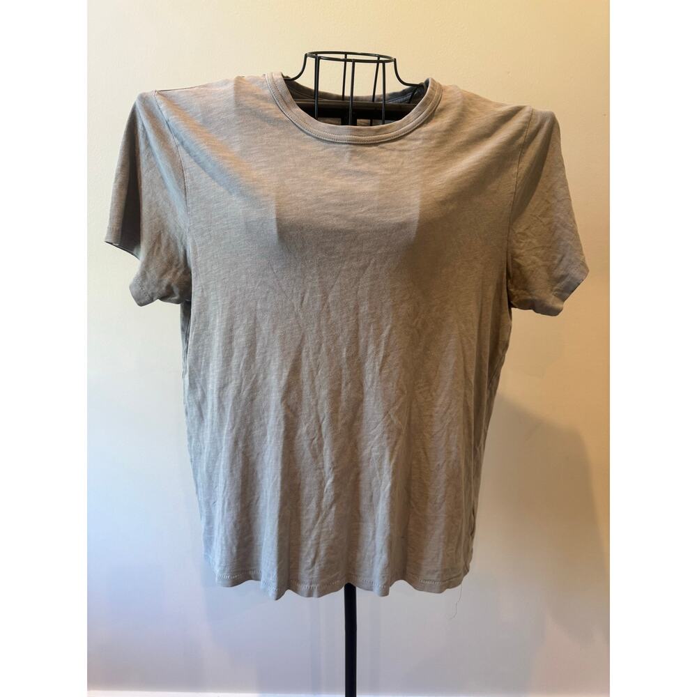 J.Crew Cotton Tee Gray Crewneck Short Sleeve Shirt size medium unisex mens
